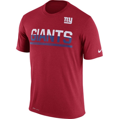 NFL Men's New York Giants Nike Red Team Practice Legend Performance T-Shirt